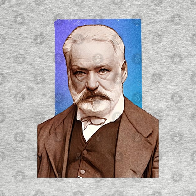 French Writer Victor Hugo illustration by Litstoy 